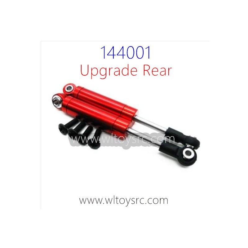 WLTOYS 144001 Aluminum Alloy Upgrade Parts, Rear Shock Absorbers