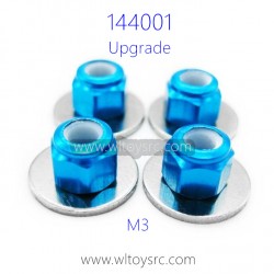 WLTOYS 144001 Upgrade Parts, Hex Nut-blue