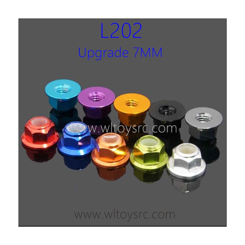 WLTOYS L202 Upgrade Parts, M4 7MM Nuts