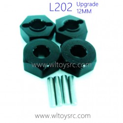 WLTOYS L202 Upgrade Parts, 12MM Nuts black