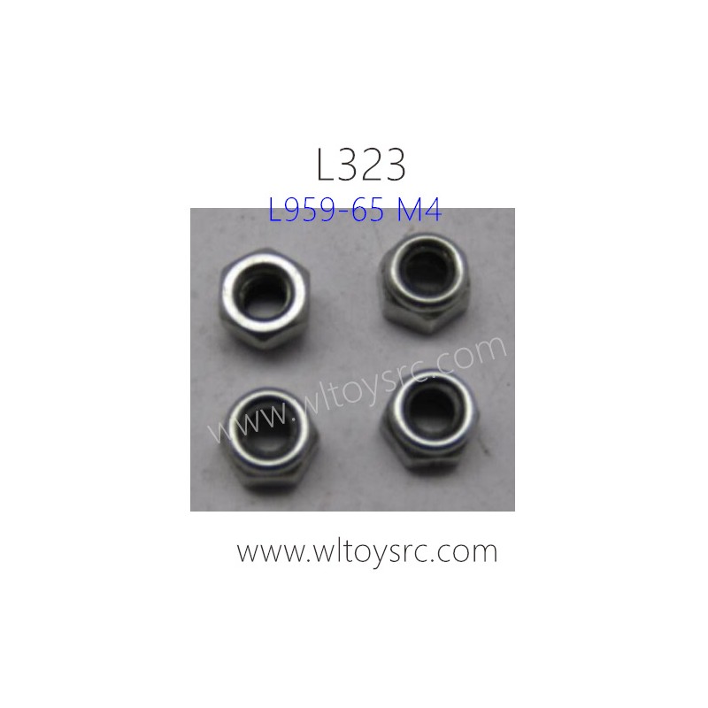 WLTOYS L323 1/10 RC Truck Parts-M4 hex Nut