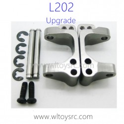 WLTOYS L202 Upgrade Parts, Front Hub Carrier Gray