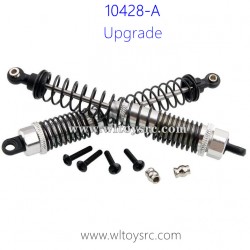 WLTOYS 10428-A 1/10 RC Truck Upgrade Parts-Rear Shock Absorbers Silver
