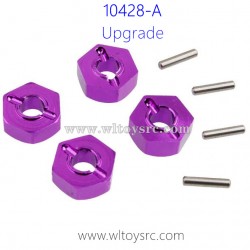 WLTOYS 10428-A Upgrade Parts-Hexagonal wheel seat Blue