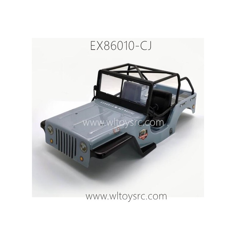 RGT EX86010-CJ 1/10 RC Crawler Parts PC Car Body Shell P86220-3