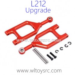 WLTOYS L212 Upgrade Parts, Front Upper Suspension Arms Red