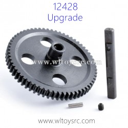 WLTOYS 12428 Upgrade Kit Parts, Big Gear Hardened steel and Shaft