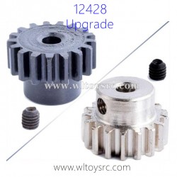 WLTOYS 12428 Upgrade Kit Parts, Motor Gear 17T Hardened Steel