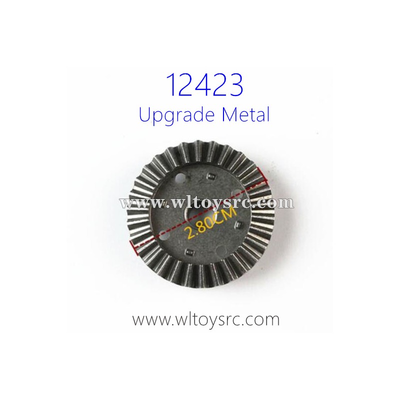 WLTOYS 12423 Upgrade Parts, 30T Big Differential Gear, 12423 Metal Kit