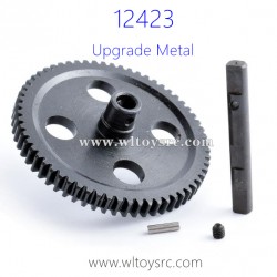 WLTOYS 12423 Upgrade Parts, Big Gear Hardened steel, 12423 Metal Kit