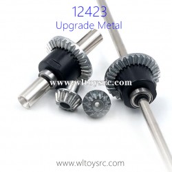 WLTOYS 12423 metal kit, Front and Rear Differential Gear Assembly