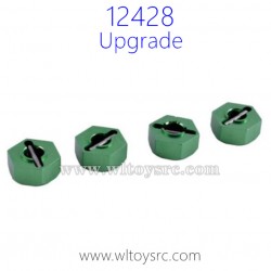 WLTOYS 12428 RC Truck Upgrade Parts, Hex Nut Green