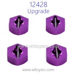 WLTOYS 12428 Upgrade Parts, Hex Nut 12mm Purple