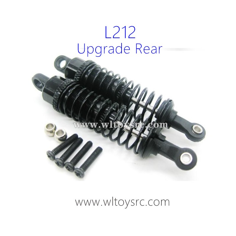 WLTOYS L212 Upgrade Parts, Rear Shock Absorbers Black