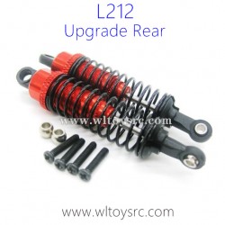 WLTOYS L212 Upgrade Parts, Rear Shock Absorbers Red