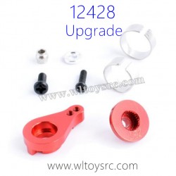 WLTOYS 12428 Upgrade Metal Parts, Servo Buffer Arm 25T Red