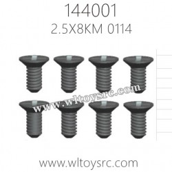 WLTOYS 144001 Parts, 0114 Cross flat head screw
