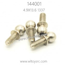 WLTOYS 144001 Parts, 1337-Ball head screw 4.9X13.6