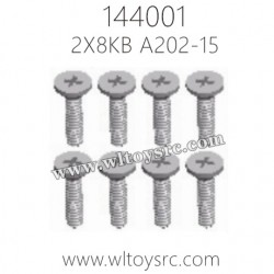 WLTOYS 144001 Parts, A202-15 Cross flat head Screw