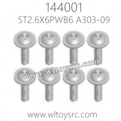 WLTOYS 144001 Parts, A303-39 Round Round Head Screw