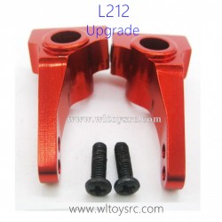 WLTOYS L212 Upgrade Parts, Steering Hub Carrier Red