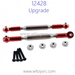 WLTOYS 12428 Upgrade Metal Kit-Rear Upper Arm Connect Rod with Screws