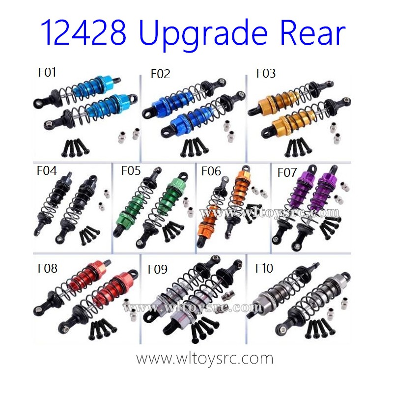 WLTOYS 12428 Front Shock Upgrade Parts Included Screws