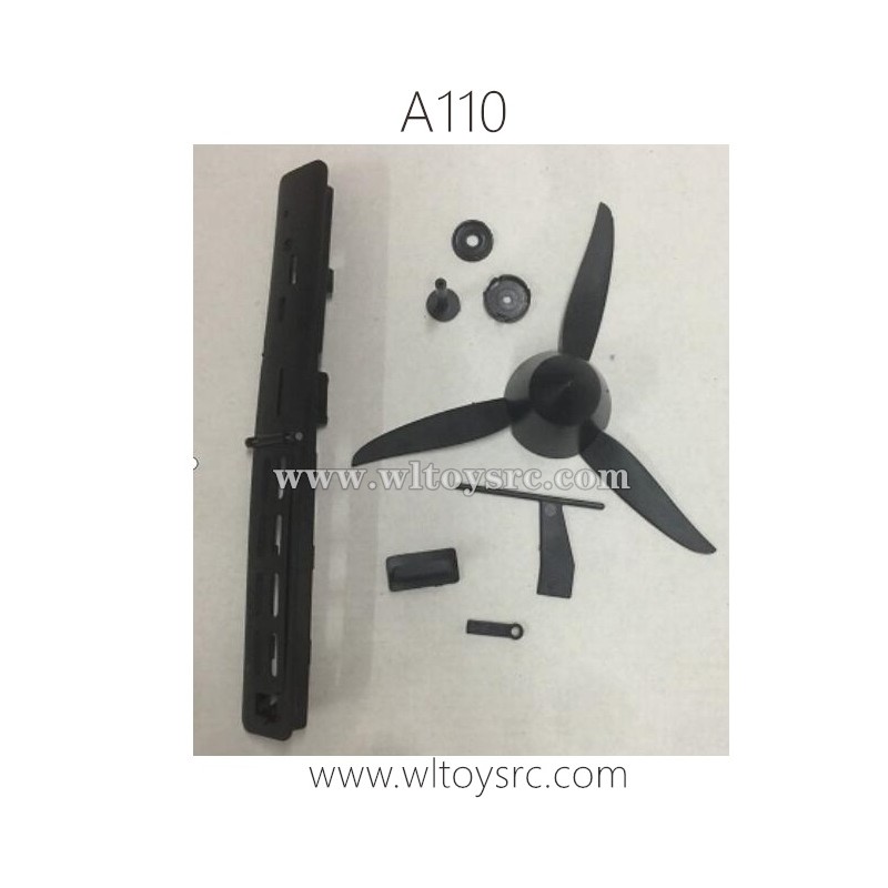 WLTOYS A110 Predator MQ-9 Plane Parts-Battery Seat and Main Propellers kits