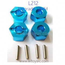 WLTOYS L212 Upgrade Parts, 12MM nuts blue