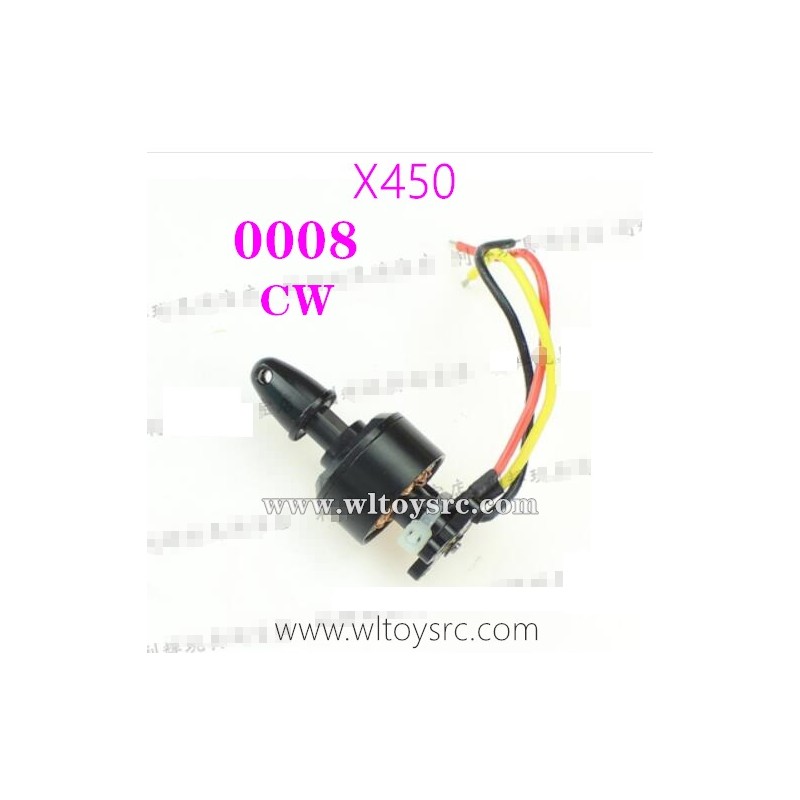 WLTOYS XK X450 Parts-Rear CW Motor 0008