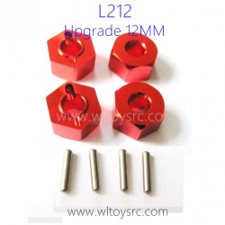 WLTOYS L212 Upgrade Parts, 12MM NUTS Red