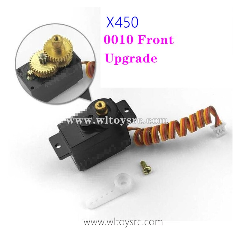 WLTOYS XK X450 RC Upgrade Parts-Front Motor Drive Servo 5G Metal Gear