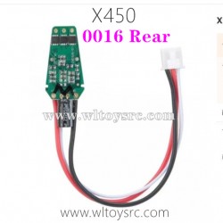 WLTOYS XK X450 RC Helicopter Parts-Rear ESC Board 0016