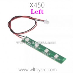 WLTOYS XK X450 RC Helicopter Parts-Left LED Light 0018 Red