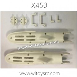 WLTOYS XK X450 RC Helicopter Parts-Motor Seat Frame