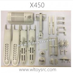 WLTOYS XK X450 RC Helicopter Parts-Plastic and Fixing Kits