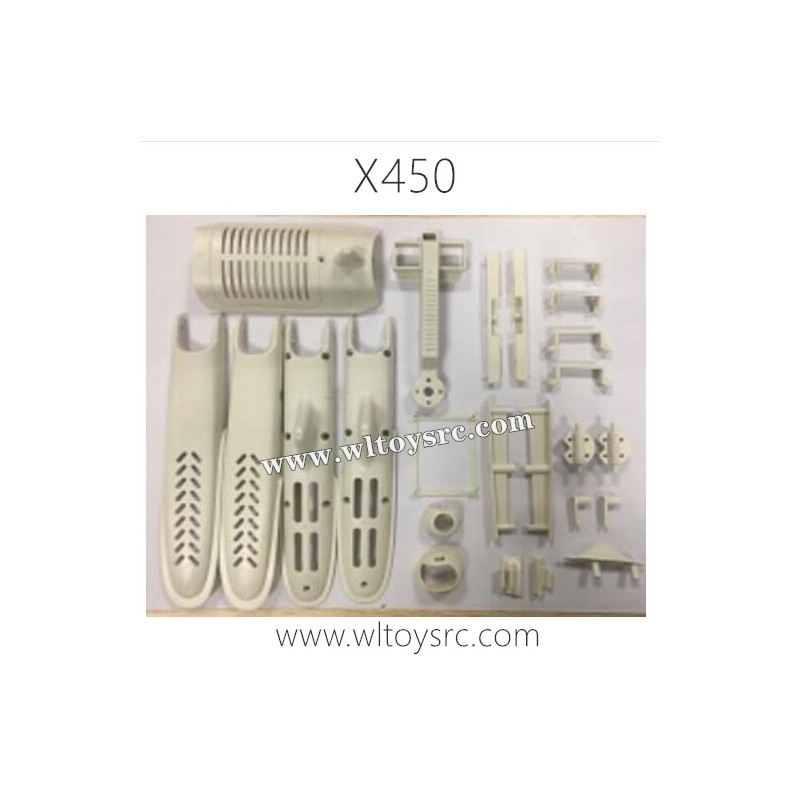 WLTOYS XK X450 RC Helicopter Parts-Plastic and Fixing Kits