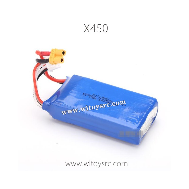 WLTOYS XK X450 Battery 11.1V 1000mAh