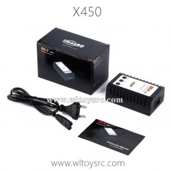 WLTOYS XK X450 RC Drone Parts-B3 Charger Round Plug