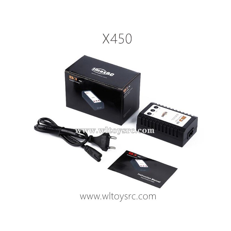 WLTOYS XK X450 RC Drone Parts-B3 Charger Round Plug