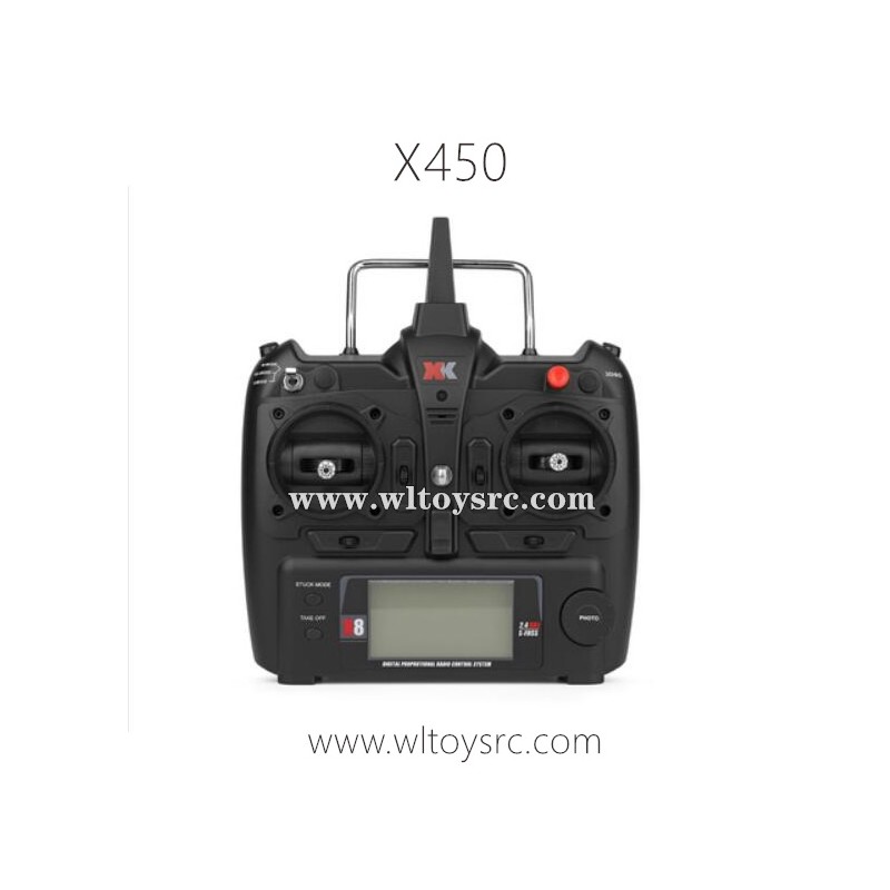 WLTOYS XK X450 Parts2.4G Transmitter, 6CH Fixing Wing Glider