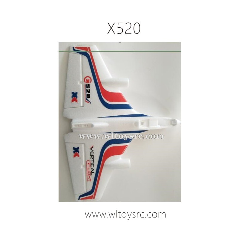 WLTOYS XK X520 Fighter RC Plane Parts-Main Body Kit