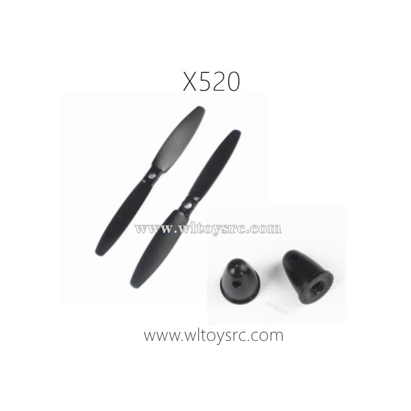 WLTOYS XK X520 Fighter RC Drone Parts-Propellers and Caps