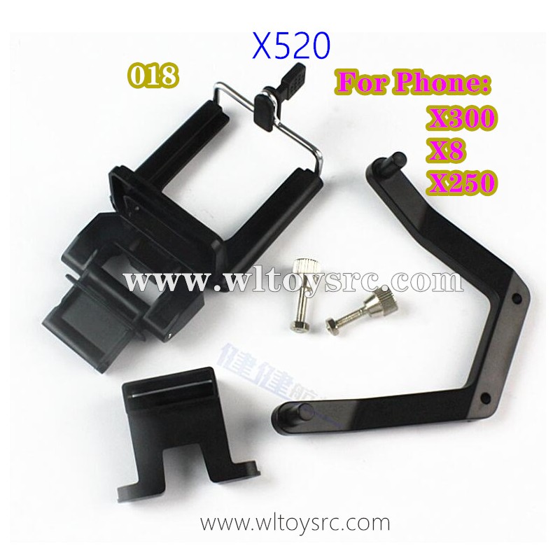 WLTOYS XK X520 RC Plane Parts-Phone Fixing Frame For X8 X250 X300 Phone