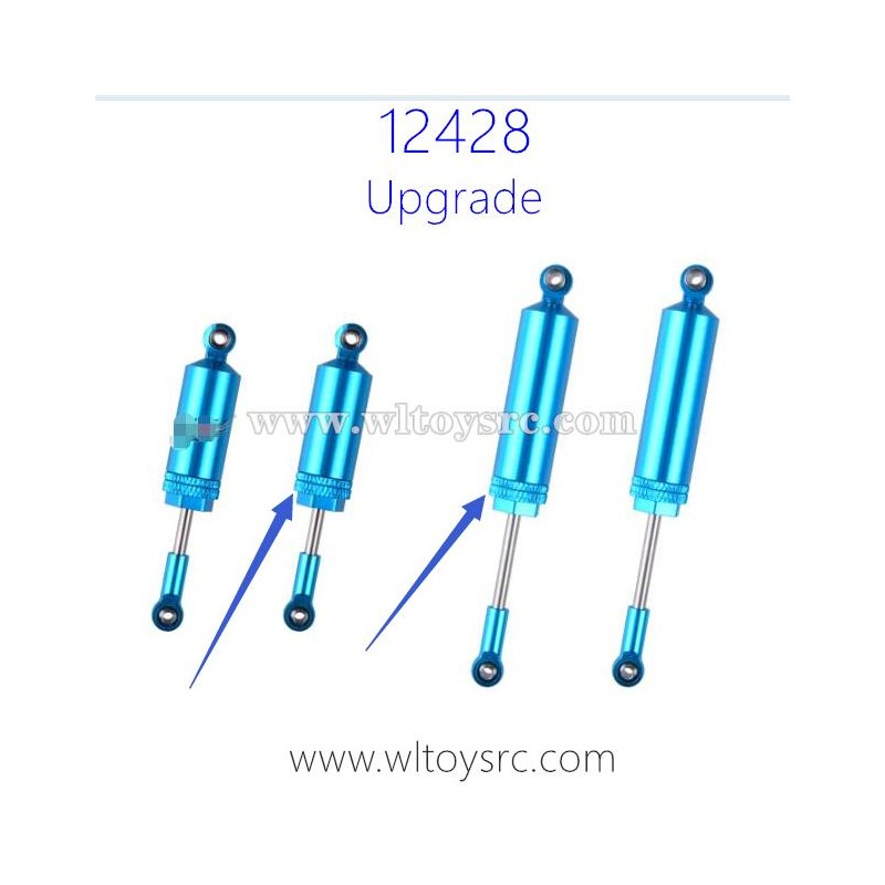 WLTOYS 12428 Upgrade Metal Parts, Front and Rear Shock Absorbers
