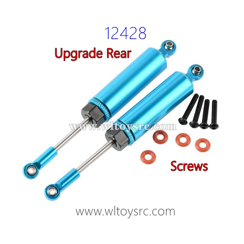 WLTOYS 12428 Upgrade Kit, Rear Shock Absorbers with Fixing Screws