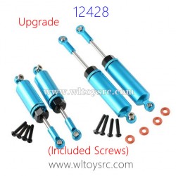 WLTOYS 12428 1/12 RC Car Metal Kit, Shock Absorbers with Screws