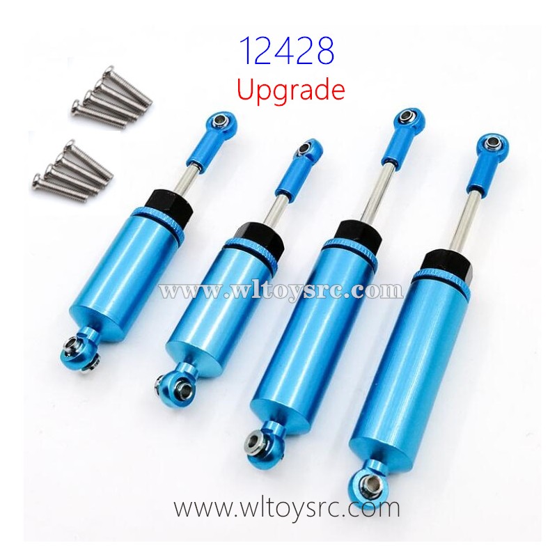 WLTOYS 12428 1/12 RC Car Uprade Parts, Front and Rear Shock Absorbers