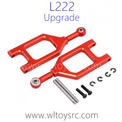 WLTOYS L222 Upgrade Parts, Front Upper Suspension Arms Red