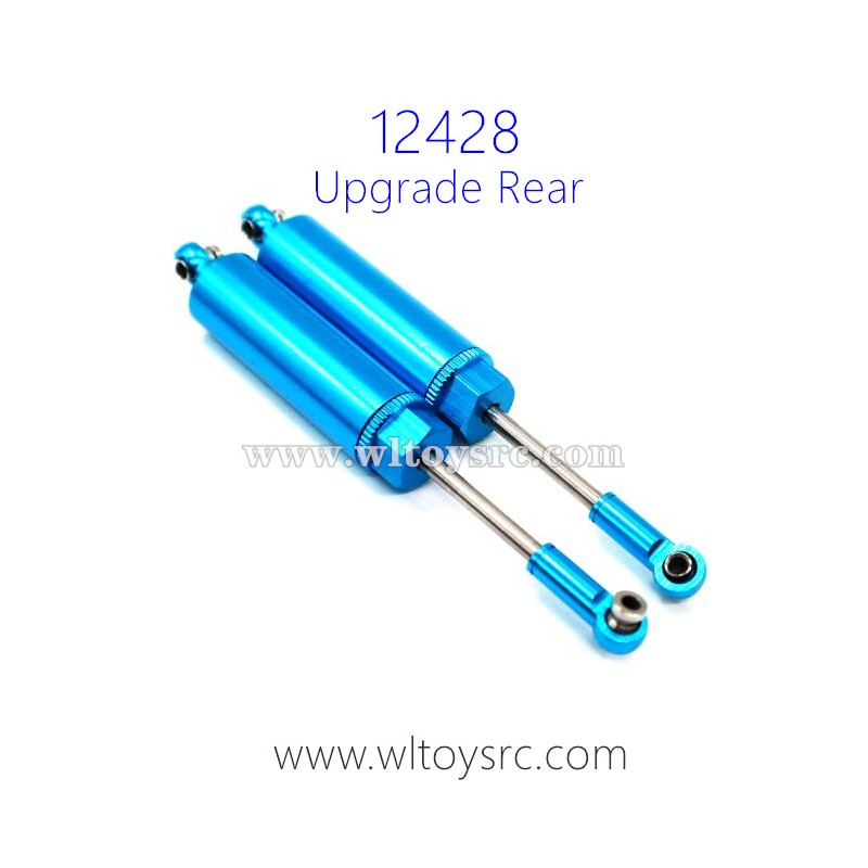 WLTOYS 12428 Uprade Shocks Rear Blue Aluminum Alloy